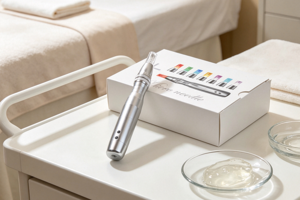 LED microneedling