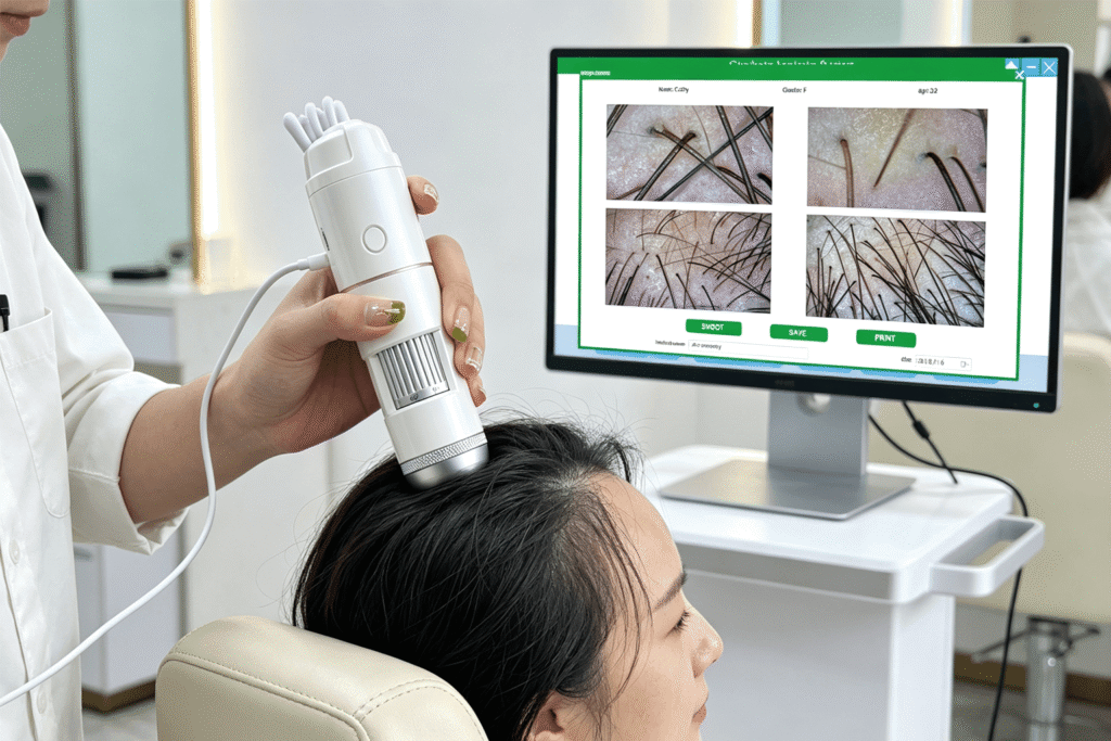 USB hair analyzer