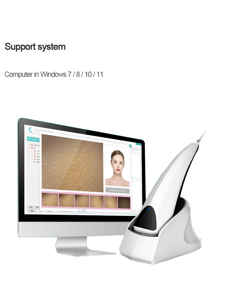 USB skin analyzer