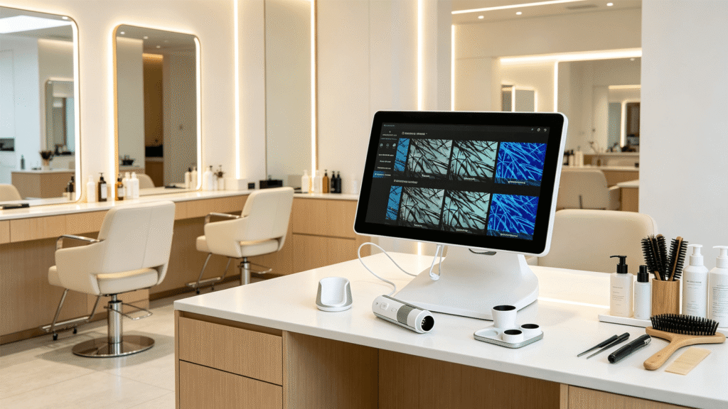 Aisia AI hair analyzer