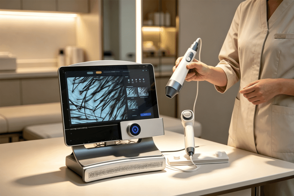 T5 AI hair scalp analyzer