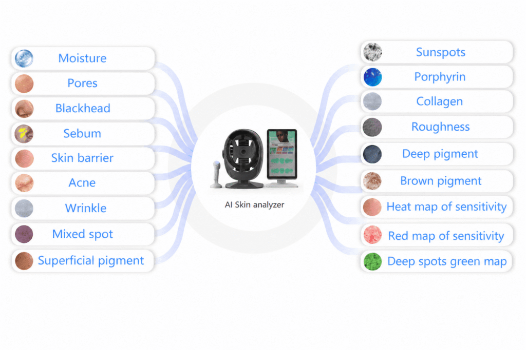 AI skin analyzer 