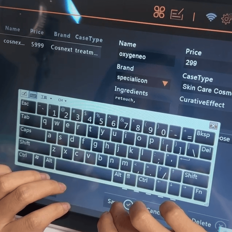 Skin analysis machine