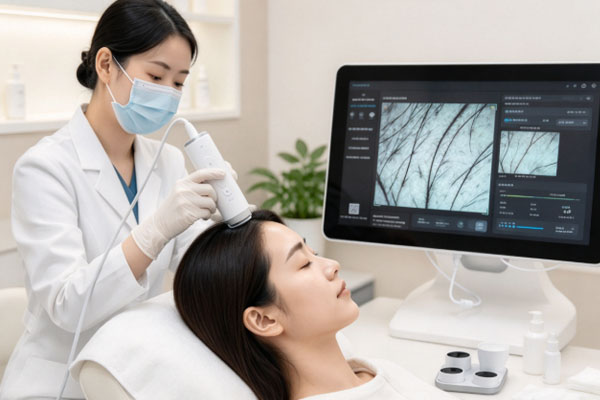 How Does a Hair Analysis Device Examine Scalp Pore Conditions