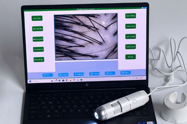 How to Properly Connect a USB Hair Analyzer to a Computer?