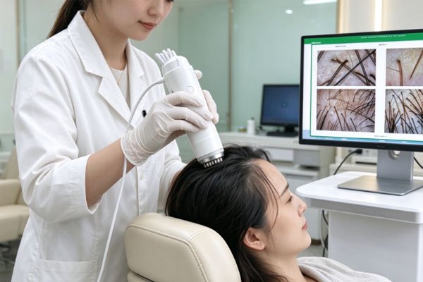 What Are the Differences Between Observing Wet and Dry Hair with a Hair Analyzer