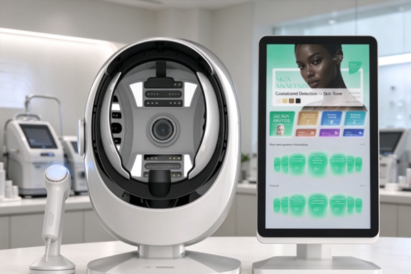 What Is the Purpose of the Comparative Analysis Function in a Skin Analyzer?