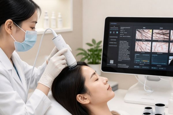 Why Are Scalp Images Captured by a Hair Analyzer Unclear?