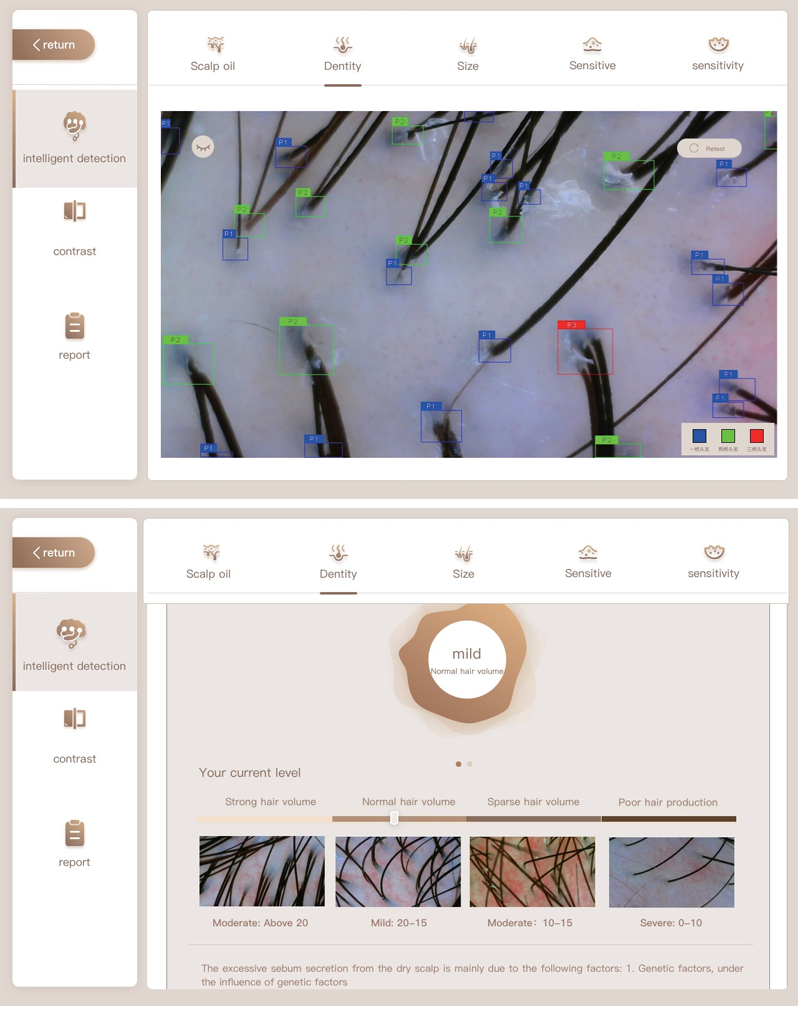 hair analyzer AI