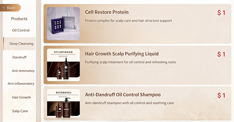 products recommendation